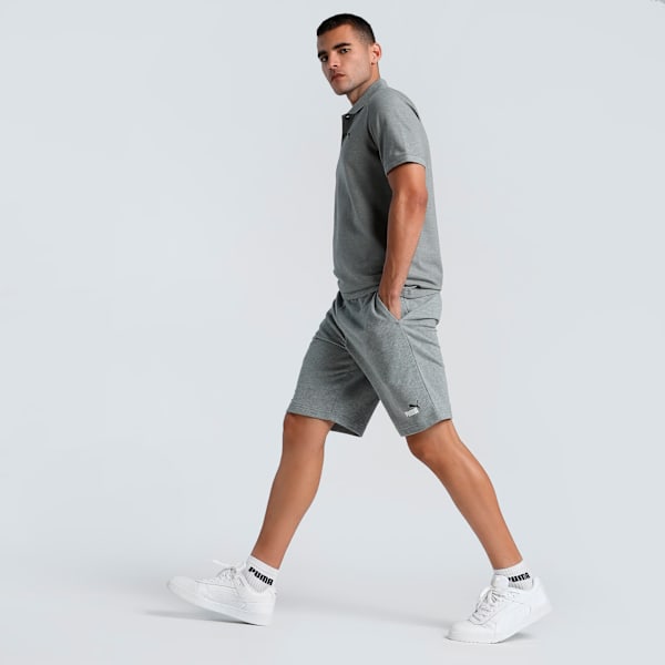2 Colour No. 1 Logo Men's 10" Shorts, Medium Gray Heather, extralarge-IND